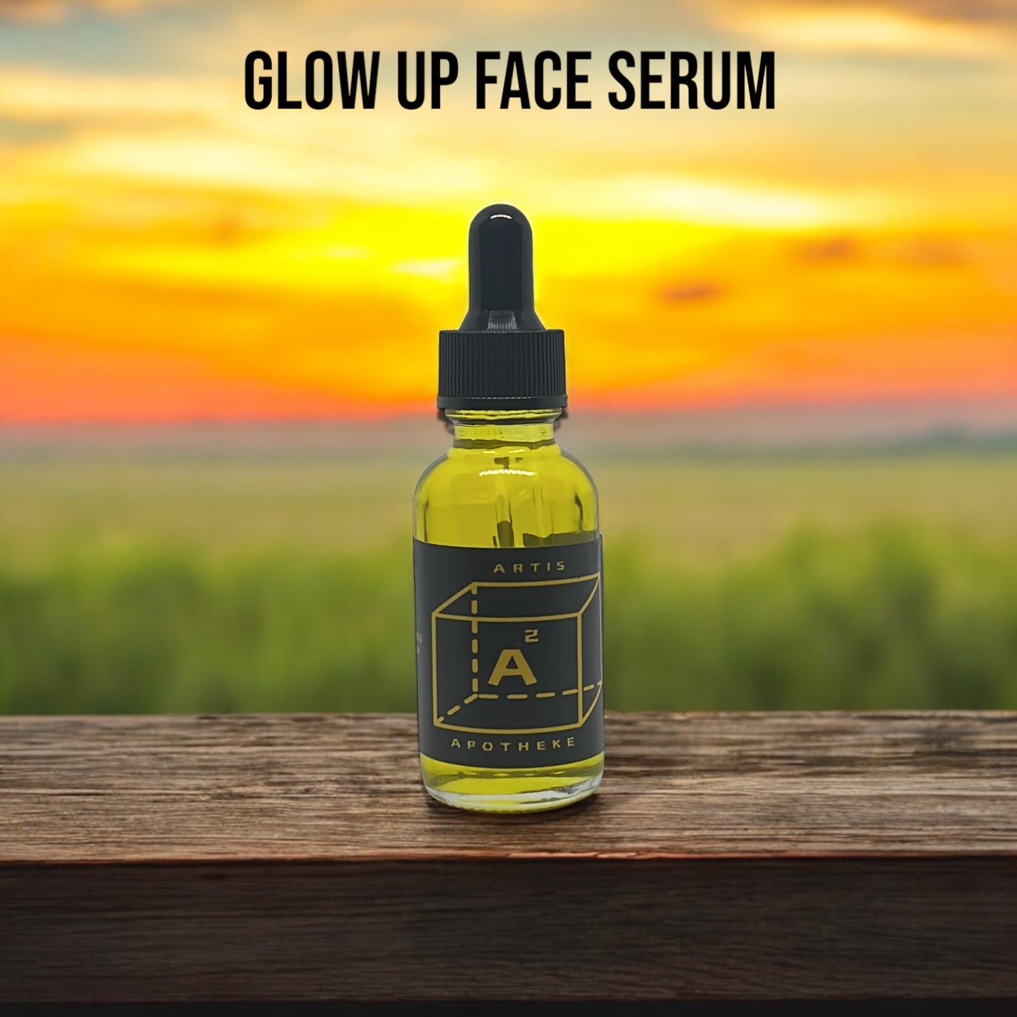 Glow Up Face Serum-reversing the signs of aging, controls hair frizz